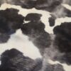Textil Vaca en negro Textil cuero de vaca en negro